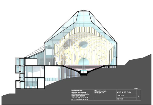 Centre religieux pour l'église Miral à Gapyeong , Corée du Sud