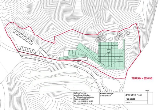 Centre religieux pour l'église Miral à Gapyeong , Corée du Sud
