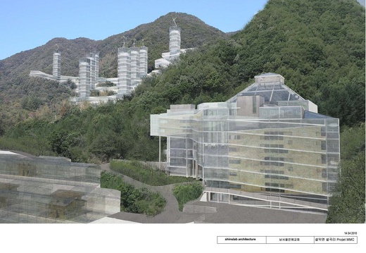 Centre religieux pour l'église Miral à Gapyeong , Corée du Sud