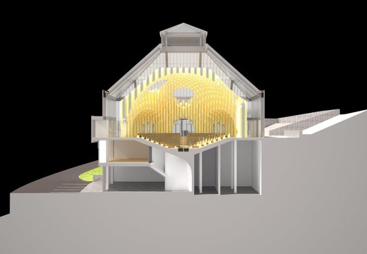 Centre religieux pour l'église Miral à Gapyeong , Corée du Sud